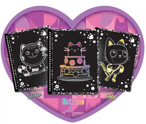 Lisciani Scratch Reveal Скречбук Gabby′s Dollhouse - A-meow-zing