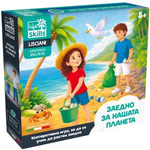 Lisciani Life Skills Настолна игра Заедно за нашата планета