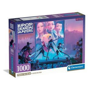 CLEMENTONI Пъзел KPOP Demon Hunters с плакат 1000ч 