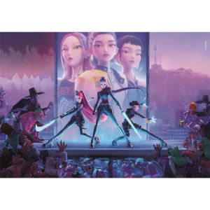 CLEMENTONI Пъзел KPOP Demon Hunters с плакат 1000ч 