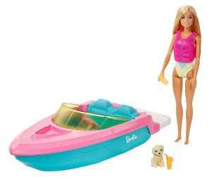 Barbie® Комплект Лодка с кукла