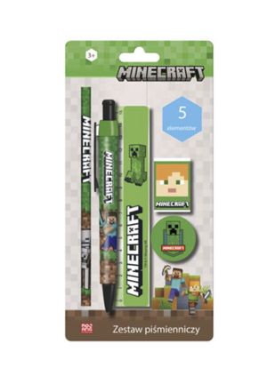 Astra Комплект канцеларски материали Minecraft 5 броя Блистерна опаковка