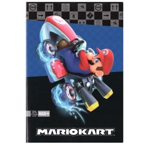 Super Mario Тетрадка А4 Mariokart Red, 40 листа, асортимент