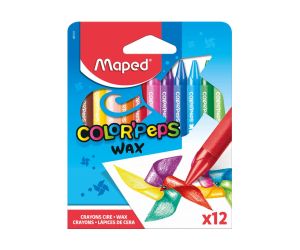 Maped Восъчни пастели Color peps океан, 12 цвята 