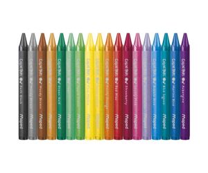 Maped Восъчни пастели Color peps океан, 18 цвята 