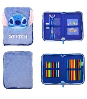 Disney Stich Пухен несесер с 2 отделения 