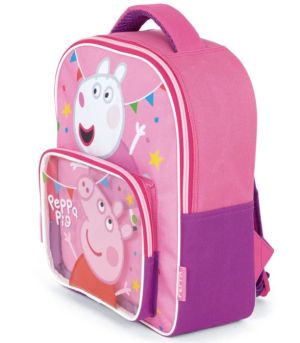 Peppa Pig Детска Раница с преден джоб 33x26x14 