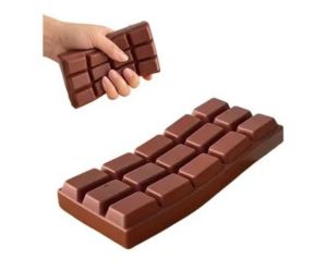 CHOCOLATE Антистрес Скуиши с форма на шоколад
