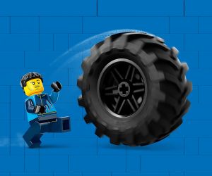 LEGO CITY Син камион чудовище 60402