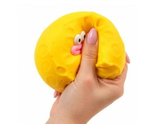 Crunchy Cheese Антистрес играчка SMUSHER FACE